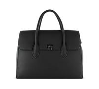 Bugatti Ira borsa a tracolla da donna grande in similpelle, borsa alla moda L in nero
