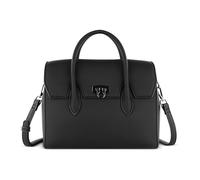 Bugatti Ira borsa a tracolla da donna M in similpelle, borsa alla moda in nero