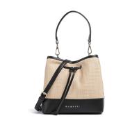 Bugatti Isa Borsa a secchiello bianco,nero, poliuretano, donna