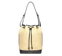 Bugatti Isa Borsa a secchiello beige,nero, poliuretano, donna