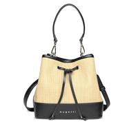 Bugatti Isa Borsa a secchiello bianco,nero, poliuretano, donna