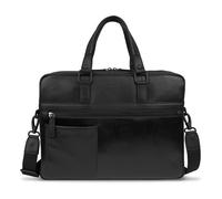 bugatti Joel Valigetta Vera Pelle 38 cm Vano porta PC nero