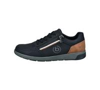bugatti Klassischer Sneaker mit Zipp-Element und Logo An der Seite, Scarpe da Ginnastica Uomo, Nero 1000, 40 EU
