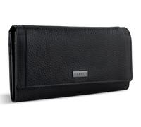 bugatti Ladies Long Wallet With Flap Black
