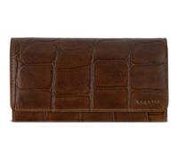 bugatti Ladies Long Zip Wallet Cognac