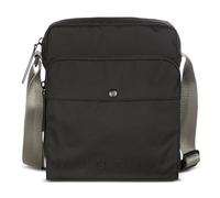 bugatti Legere borsa a tracolla da uomo, borsa crossbody leggera in poliestere ripstop, nera