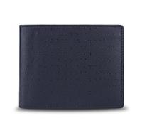 bugatti Lima - Portafoglio da uomo in pelle con logo stampato - Nero