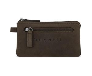 bugatti Luca custodia per chiavi con 2 portachiavi, vera pelle, marrone - in elegante confezione regalo - Marrone