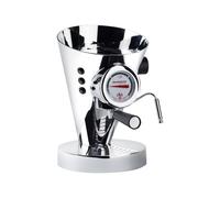 Macchina da caffè DIVA Bugatti in acciaio inox 24x24x 36.5 cm -Peso 9,5 kg, 0,8 Litri per caffè macinato e in polvere Prodotta interamente in Italia con Garanzia Italiana inox lucido