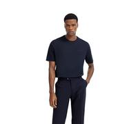 bugatti Maglietta da Uomo con Scollo Rotondo, Basic a Maniche Corte, 390-blu Marino, XL