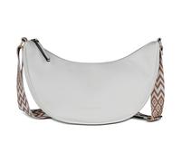 bugatti Mare 3.0 Moonbag da donna - borsa a tracolla leggera a forma di mezzaluna in ecopelle, bianca