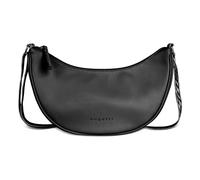 bugatti Mare 3.0 Moonbag da donna - borsa a tracolla leggera a forma di mezzaluna in ecopelle, nera