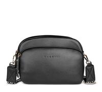 bugatti Mare 3.0 - borsa a tracolla da donna, borsa a spalla di medie dimensioni in ecopelle, nera