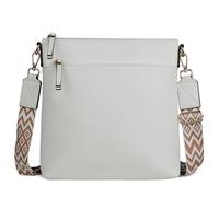 bugatti Mare 3.0 Borsa a tracolla da donna - Borsa da donna leggera in ecopelle, bianca