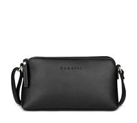 bugatti Mare 3.0 - Borsa a tracolla da donna in ecopelle, piccola pochette con tracolla regolabile, nera