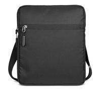 bugatti Mare Basic - borsa a tracolla per donna e uomo, borsa unisex con tracolla regolabile, nera
