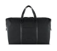 bugatti Maro Borsa da viaggio in poliestere, borsa sportiva con sistema trolley, altezza espandibile, nera