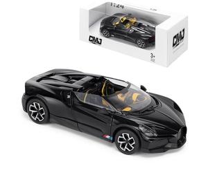 Bugatti Mistral 1:24 Scale Die-Cast Model Car - Black | Detailed Collectors Edition Diecast | Official Licensed Product