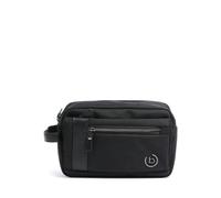 Bugatti Nero Borsa da toilette nero, nylon, 24 x 16 x 8cm
