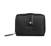 bugatti Noemi portafoglio da donna - portafoglio in pelle con cerniera e RFID - Nero