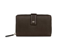 bugatti Noemi Portafoglio da donna L in pelle, con cerniera e protezione RFID - Marrone