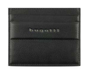 bugatti Nome Custodia per carta di credito Protezione RFID Pelle 10.5 cm nero