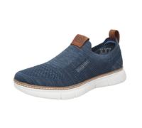 Bugatti Pasadena - Slip On In Tessuto Blu - Taglia 45 [30cm] Scarpe Uomo Slip On
