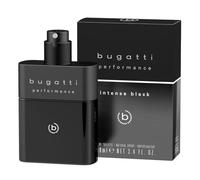 Bugatti Performance Intenso Profumo Nero da Uomo, 100 ml, Orientale, Legnoso con Frutto della Passione, Cashmere, Ambra e Muschio, Potente con Note Esotiche Maschili