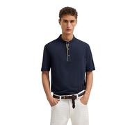 Bugatti Polo da Uomo in Cotone con Colletto Alto