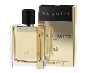 bugatti Profumo da donna bella donna Gold edP, 60 ml, profumo da donna floreale per ogni età e occasione, combinazione femminile di bergamotto, fiori di gelsomino, vaniglia e muschio, elegante e caldo