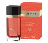 bugatti Profumo da donna Elegance Ambra EdP, 60 ml, profumo sensuale da donna, per ogni età e occasione, potente combinazione di ciliegia, papavero, muschio e vaniglia, profumo floreale e fruttato