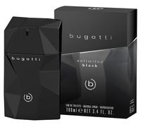 bugatti Profumo da uomo "Unlimited Black", 100 ml, Eau de Toilette da uomo con pepe nero, patchouli, incenso e ambra, potente, elegante e moderno, profumo da uomo orientale e legnoso