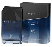 bugatti Profumo da uomo "Unlimited Blue" 100 ml I Eau de Toilette da uomo con limone, anguria, legno di sandalo e legno di cedro, tonificante, dinamico e moderno, profumo aromatico da uomo