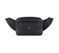 bugatti Rico bum bag, elegante borsa da cintura con scomparto frontale e principale, nero