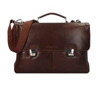 bugatti Romano Valigetta Vera Pelle 44 cm Vano porta PC marrone