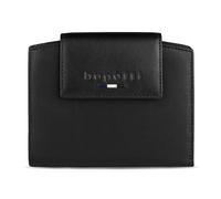 bugatti Romeo - Portafoglio da donna in pelle con protezione RFID e patta - Nero