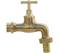BUGATTI RUBINETTO PORTAGOMMA DA GIARDINO A VITONE OTTONE MISURA 1/2" IRRIGAZIONE FONTANA