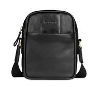 bugatti Ryan borsa a tracolla in pelle da uomo, borsa con tracolla, nera