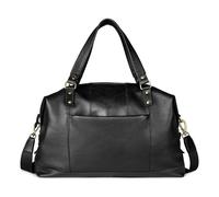 bugatti Ryan Borsa da viaggio Weekender Vera Pelle 44 cm nero