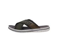 bugatti Sani, Sandalo Uomo, Verde Scuro, 40 EU