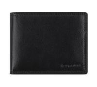 Bugatti Fashion Portafoglio Savona RFID in pelle di bufalo conciata al vegetale con portamonete Nero