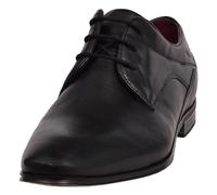bugatti Scarpa Bassa Business Realizzata In Pellami Di Alta Qualità, Derby Dalle Linee Eleganti, Scarpe Stringate Derby Uomo, Nero, 47 EU