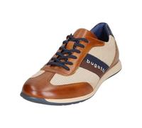 bugatti Scarpe da Lavoro da Uomo, Lacci, Plantare Intercambiabile, Cognac Beige 6352, 44 EU