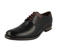 Bugatti Scarpe Eleganti Stringate Smart Derby In Pelle Nera UK 9 9.5 10.5