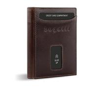 bugatti Secure Slim Portafoglio Protezione RFID Pelle 8 cm braun (TAS018453)