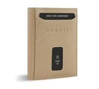 bugatti Secure Slim Portafoglio Protezione RFID Pelle 8 cm beige (TAS018462)