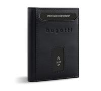 bugatti Secure Slim Portafoglio Protezione RFID Pelle 8 cm schwarz (TAS018466)
