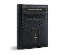 bugatti Secure Slim Portafoglio Protezione RFID Pelle 8 cm schwarz (TAS018457)