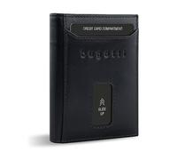 bugatti Secure Slim Portafoglio Protezione RFID Pelle 8 cm schwarz (TAS018458)