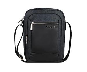 bugatti Sera Piccola borsa a tracolla da uomo, scomparto per tablet, antracite